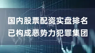 国内股票配资实盘排名已构成恶势力犯罪集团